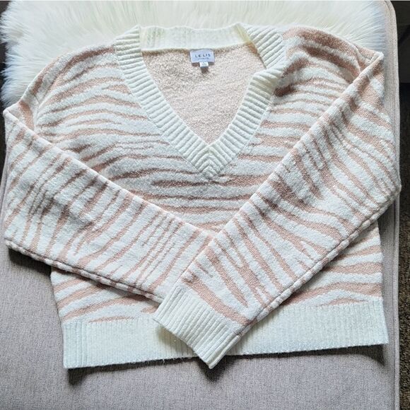 Zebra sweater V-neck  - Picture 2 of 4